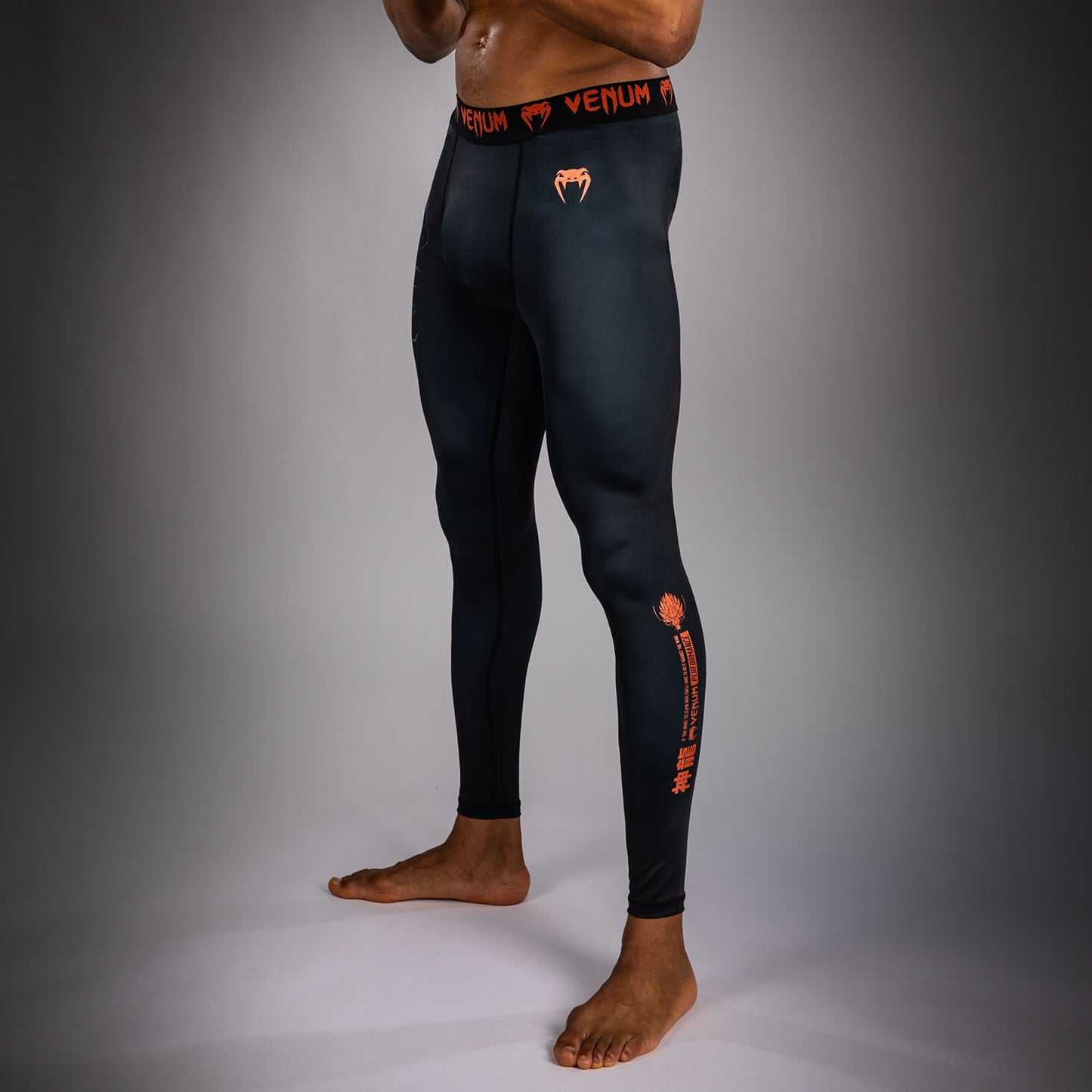 Venum Thunder Dragon Spats – Zwart/Grijs/Koper