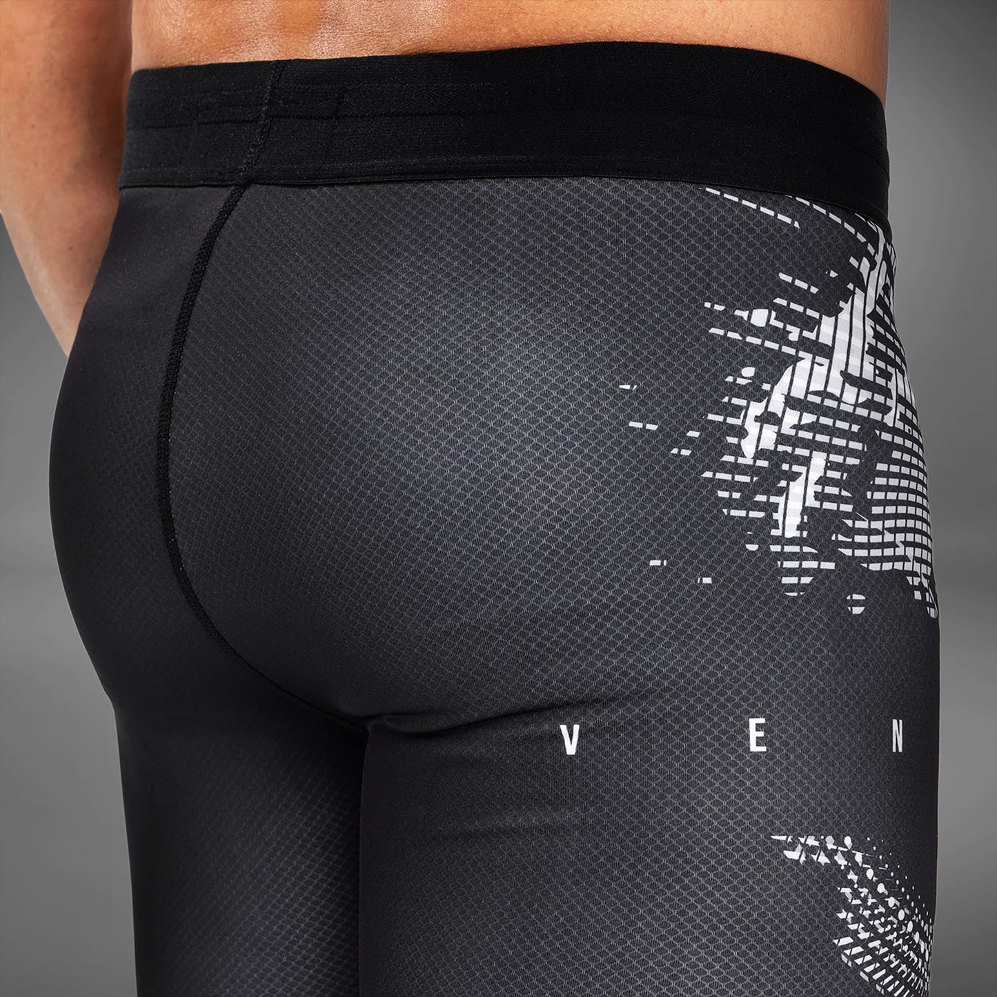 Venum Gorilla Jungle Compressiebroek - Zwart/Wit