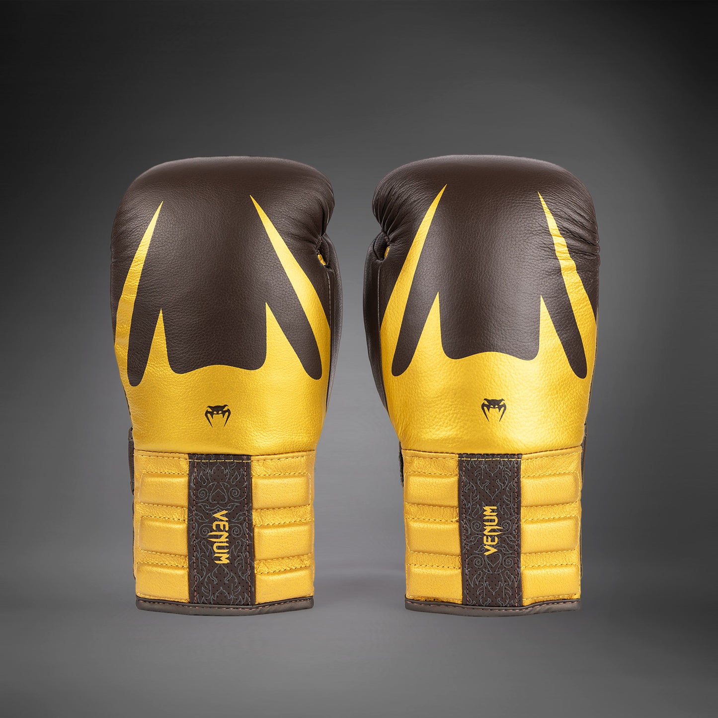 Venum Reverso Bokshandschoenen - Chocolade/Goud