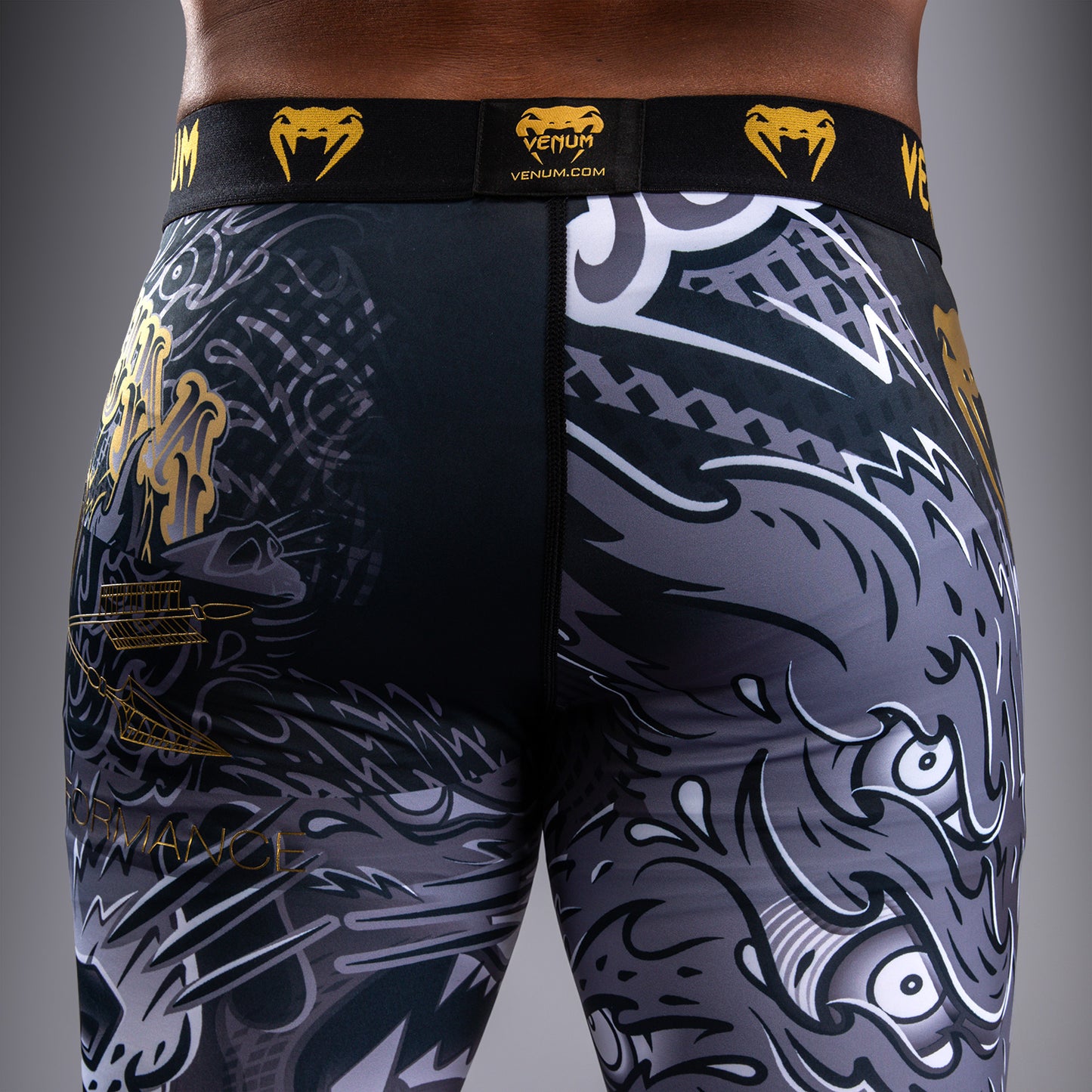 Venum Wolf Atak Spats – Zwart/Grijs