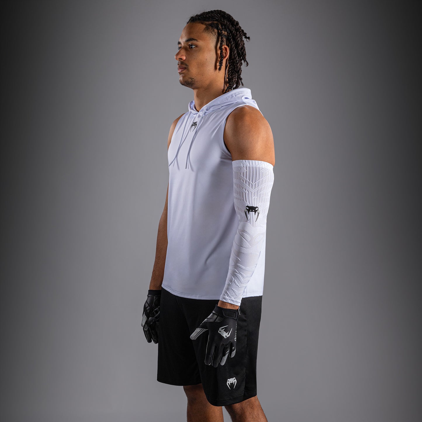 Venum Elite Mouwloos Dry Tech Hoodie - Wit