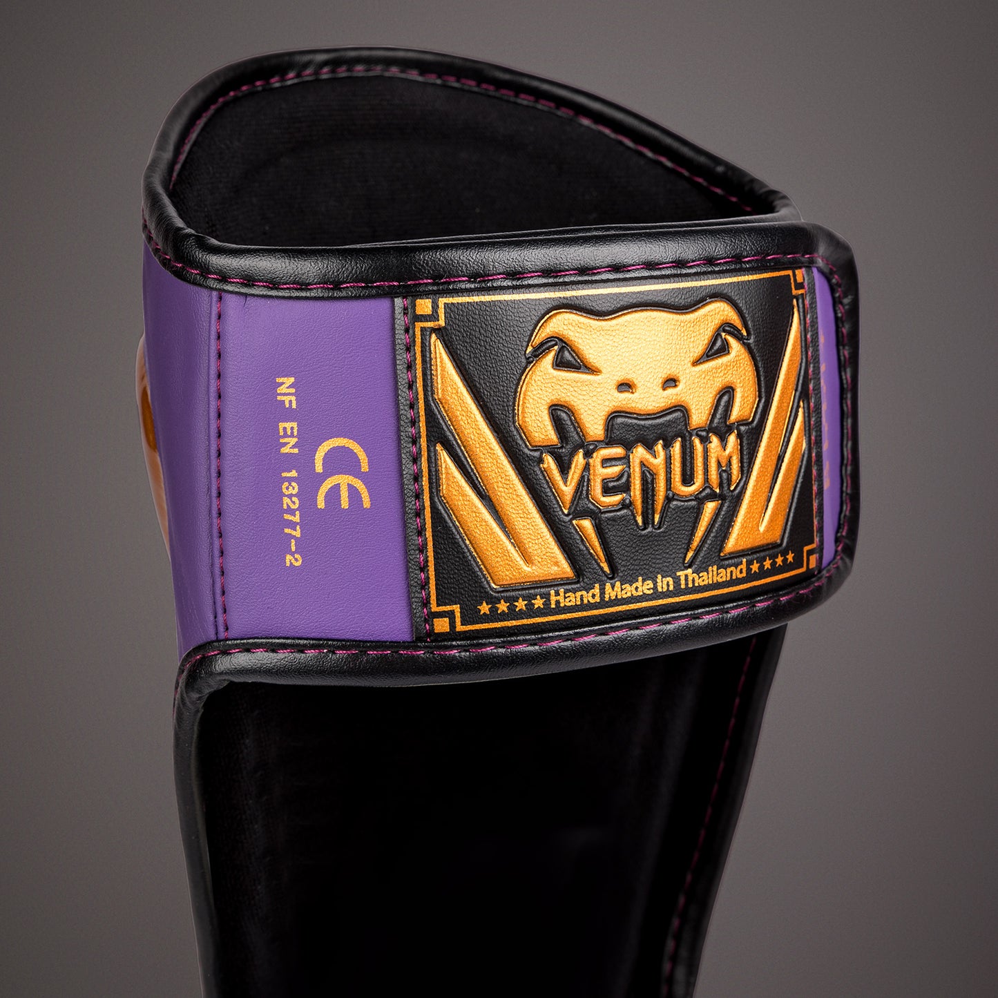 Venum Elite Scheenbeschermers - Donker Paars - Speciale Editie