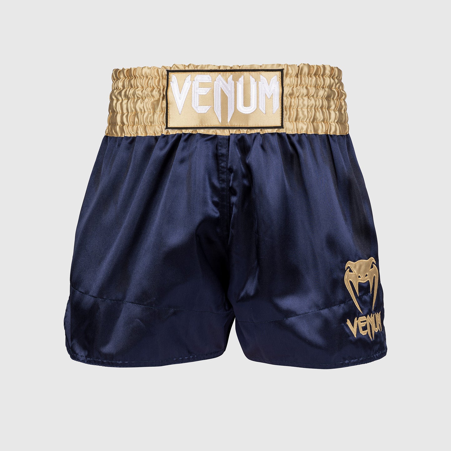 Venum Classic Muay Thai Shorts - Marineblauw/Goud