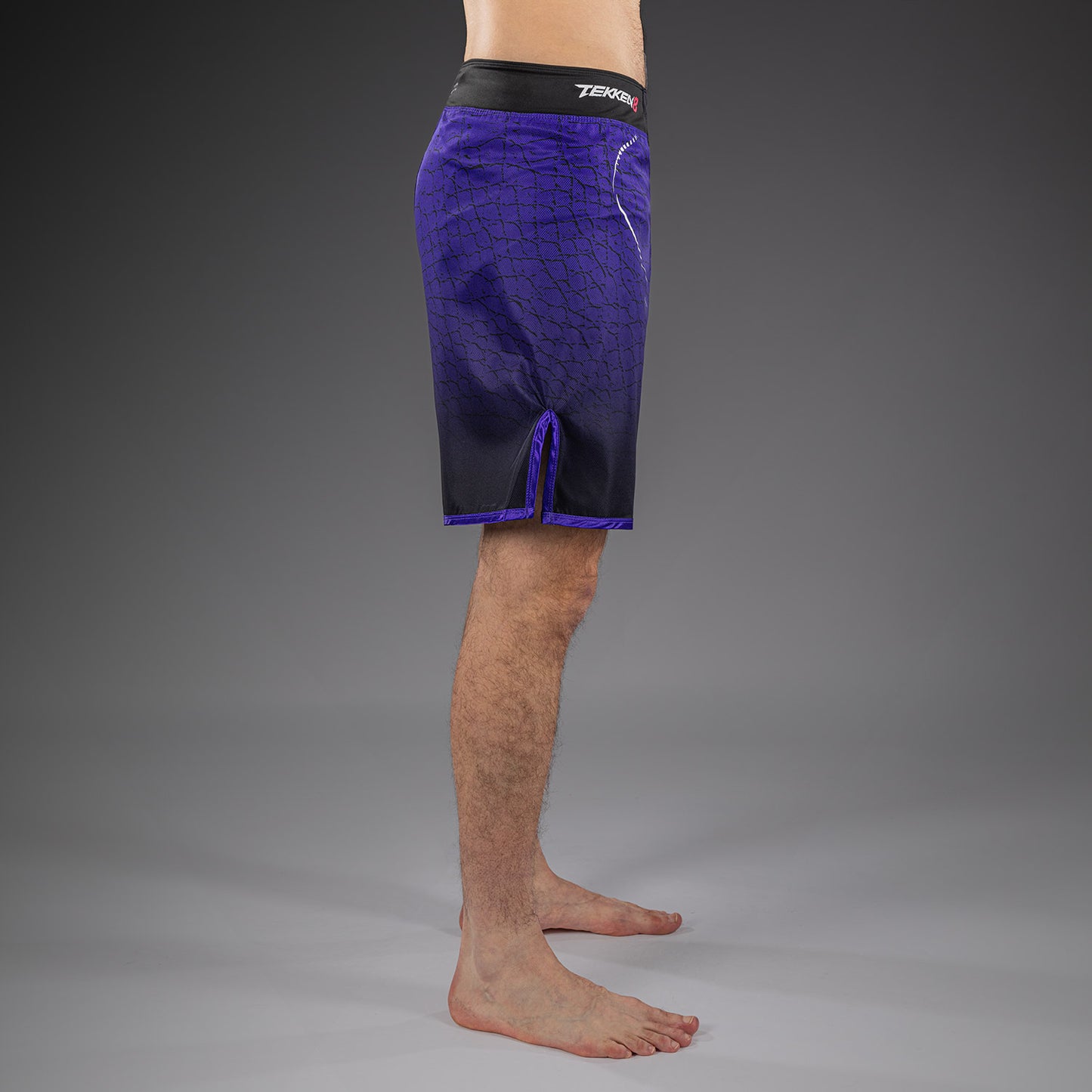 Venum x TEKKEN 8 Fightshorts - Kazuya - Zwart/Paars