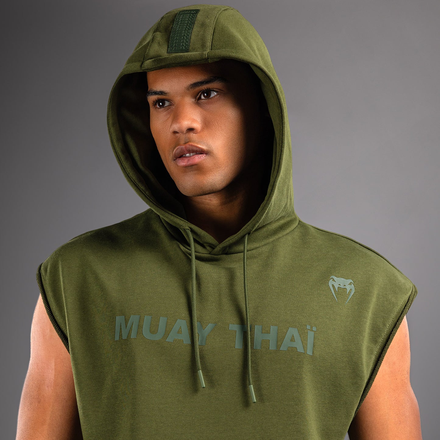 Venum Muay Thai VT Mouwloze Hoodie – Militair Groen