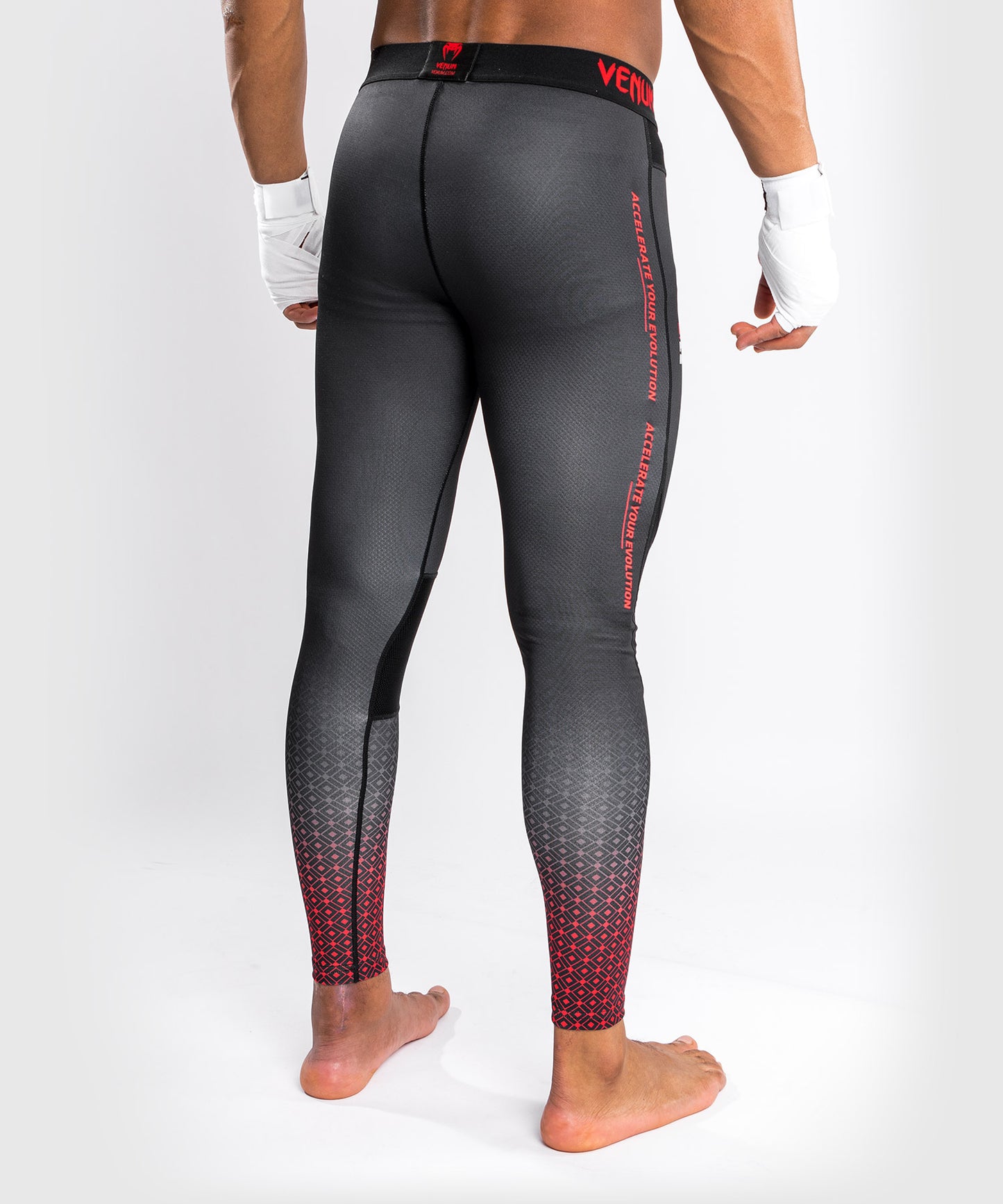 Venum UFC Performance Institute Compressiebroek - Zwart/Rood