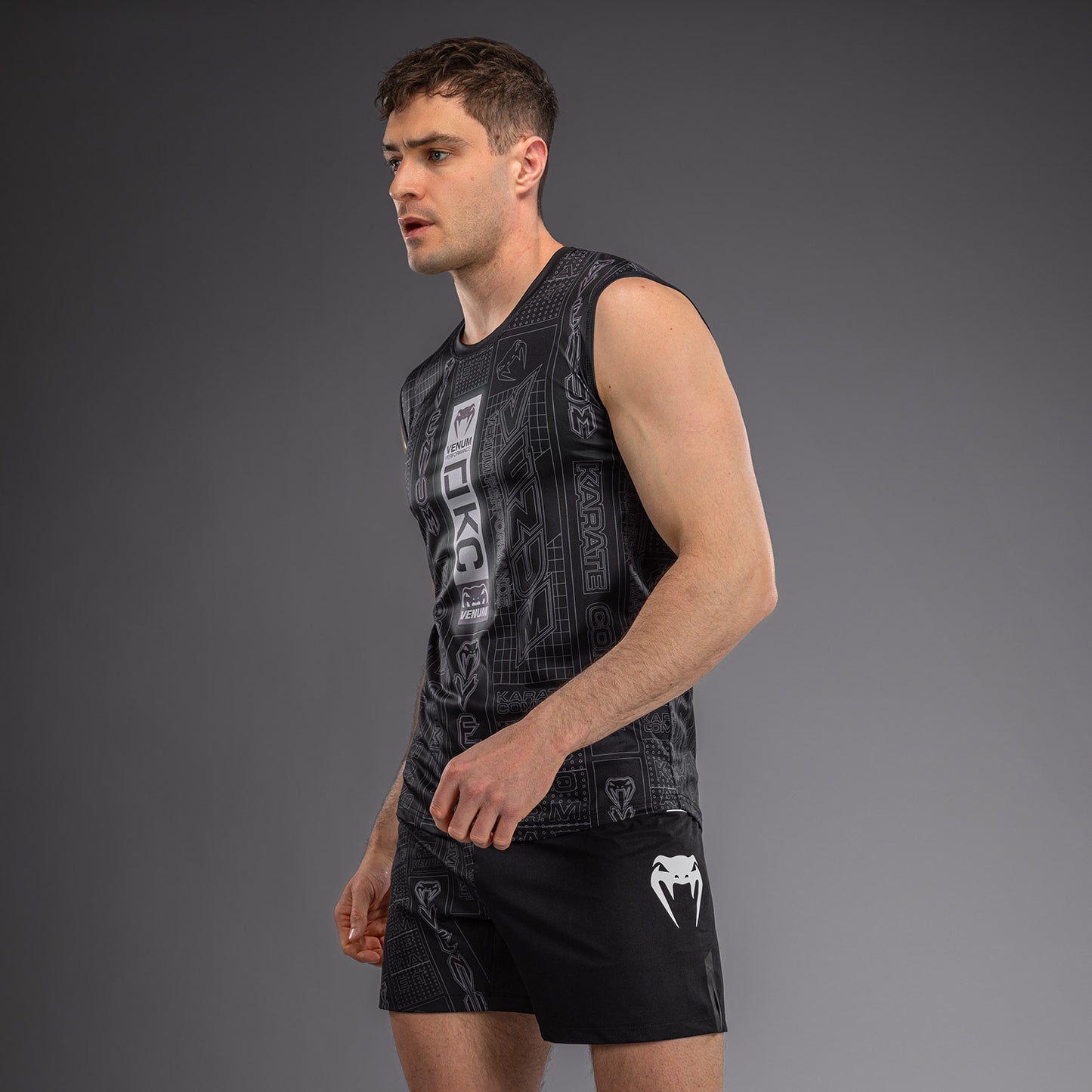 Karate Combat by Venum Dry Tech Tanktop – Zwart/Grijs
