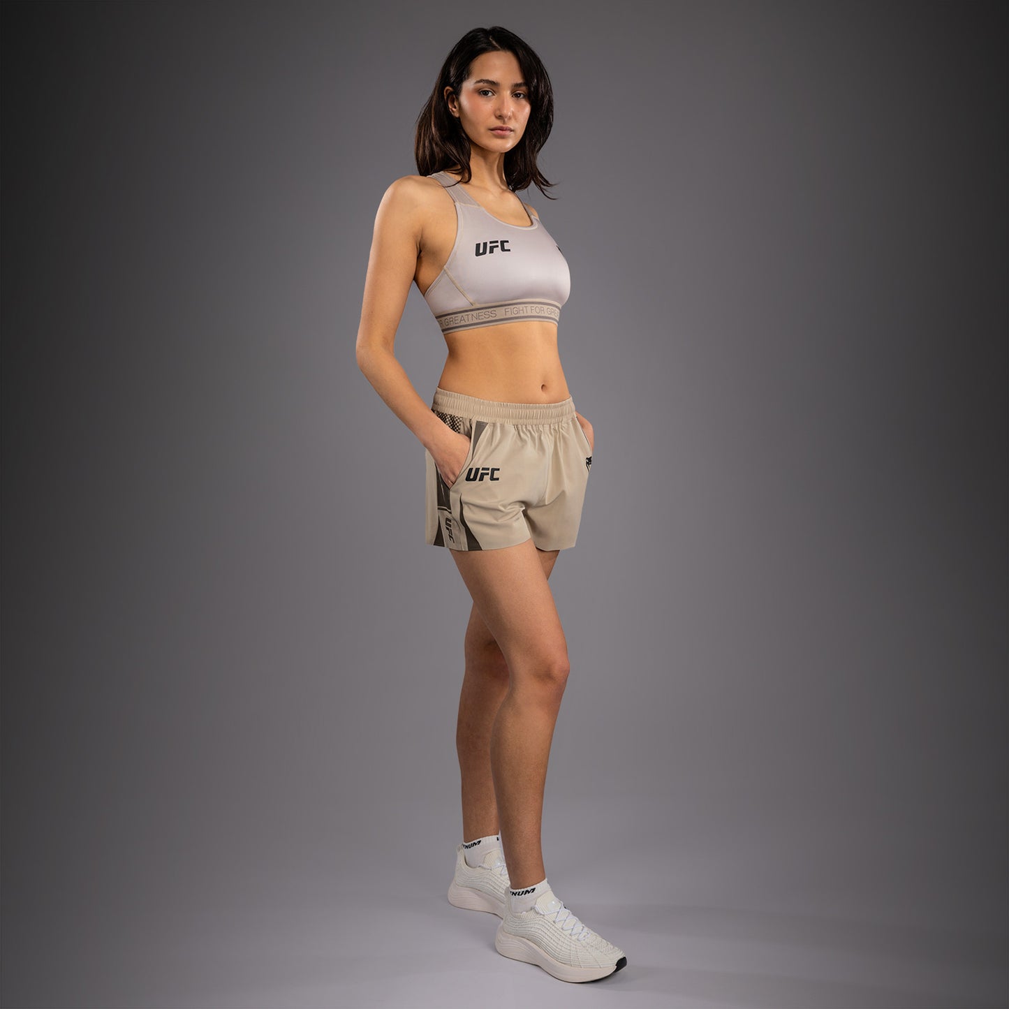 Venum UFC Unity by Venum Authentic Fight Week Dames Technische Short - Zand