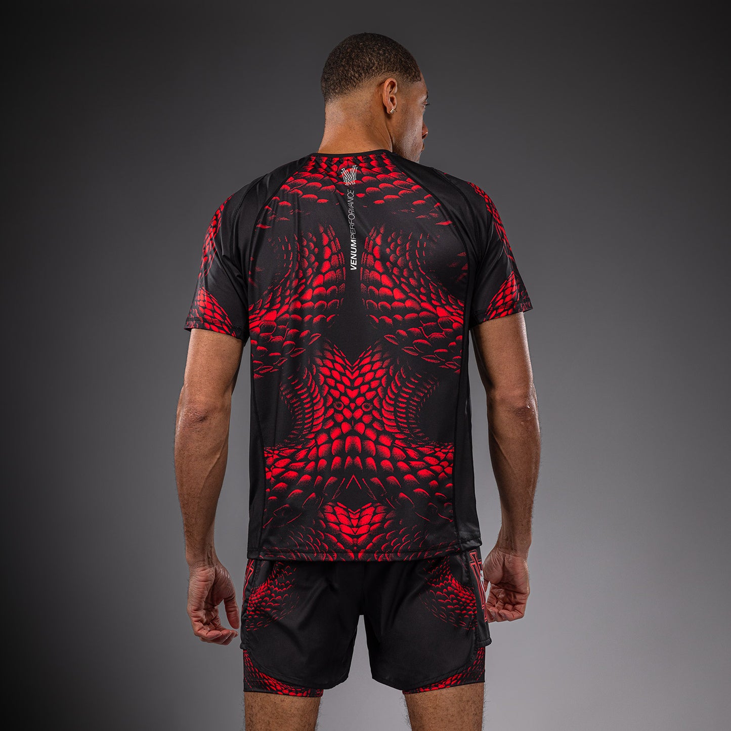 Venum Matupa Dry Tech T-shirt - Zwart/Rood/Zilver
