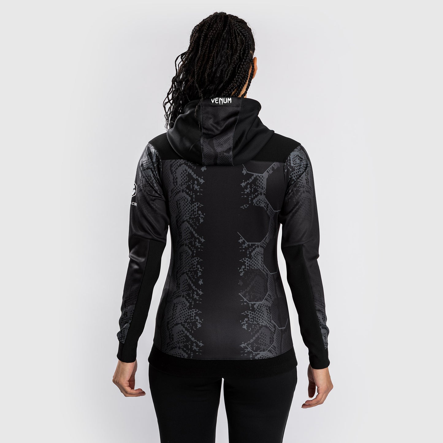 UFC Adrenaline by Venum Authentic Fight Night Walkout Hoodie voor Vrouwen - Zwart