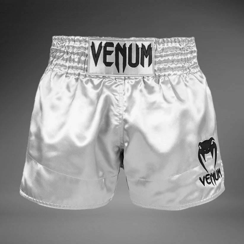 Venum Classic Thaiboksshort Zilver/Zwart