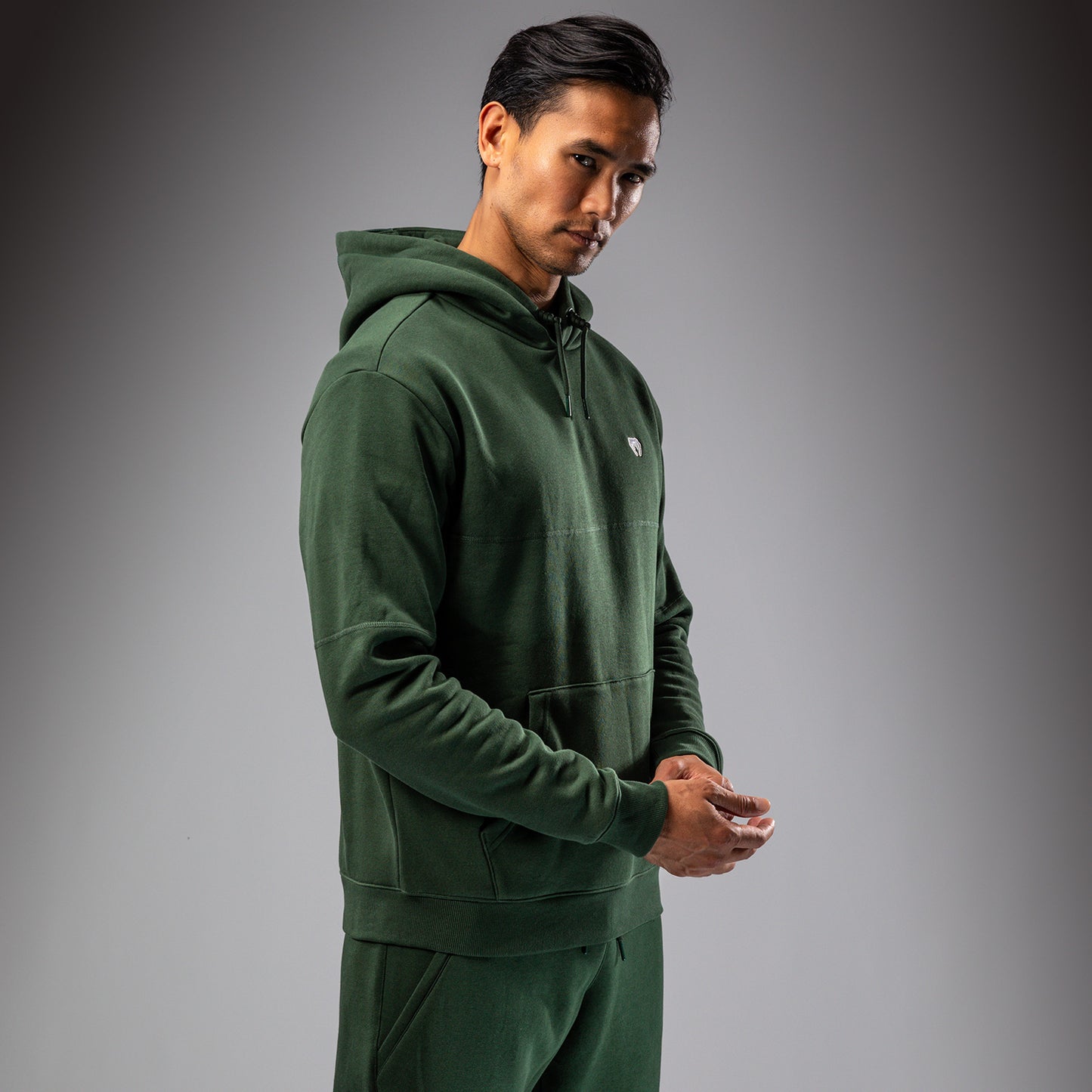 Venum Silent Power Hoodie - Bosgroen