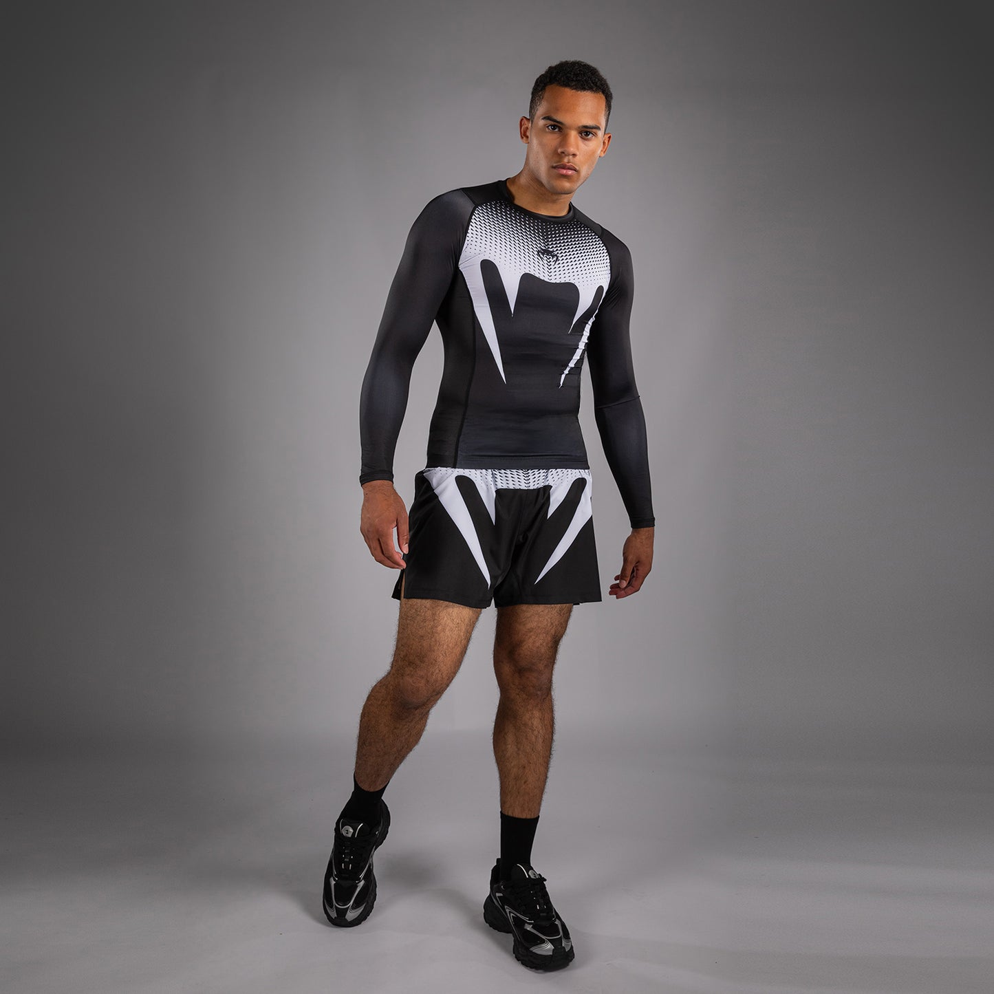 Venum No Gi Rashguards - Zwart/Wit