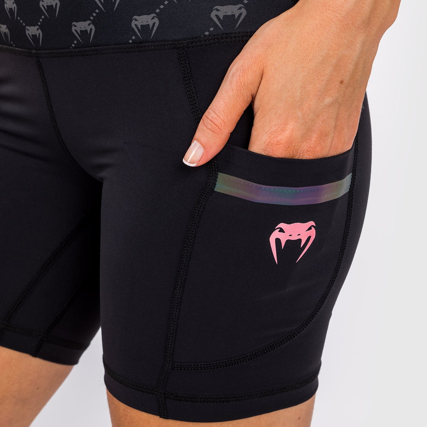 Venum Monogram Fietsbroek voor dames - Zwart/Roze Goud