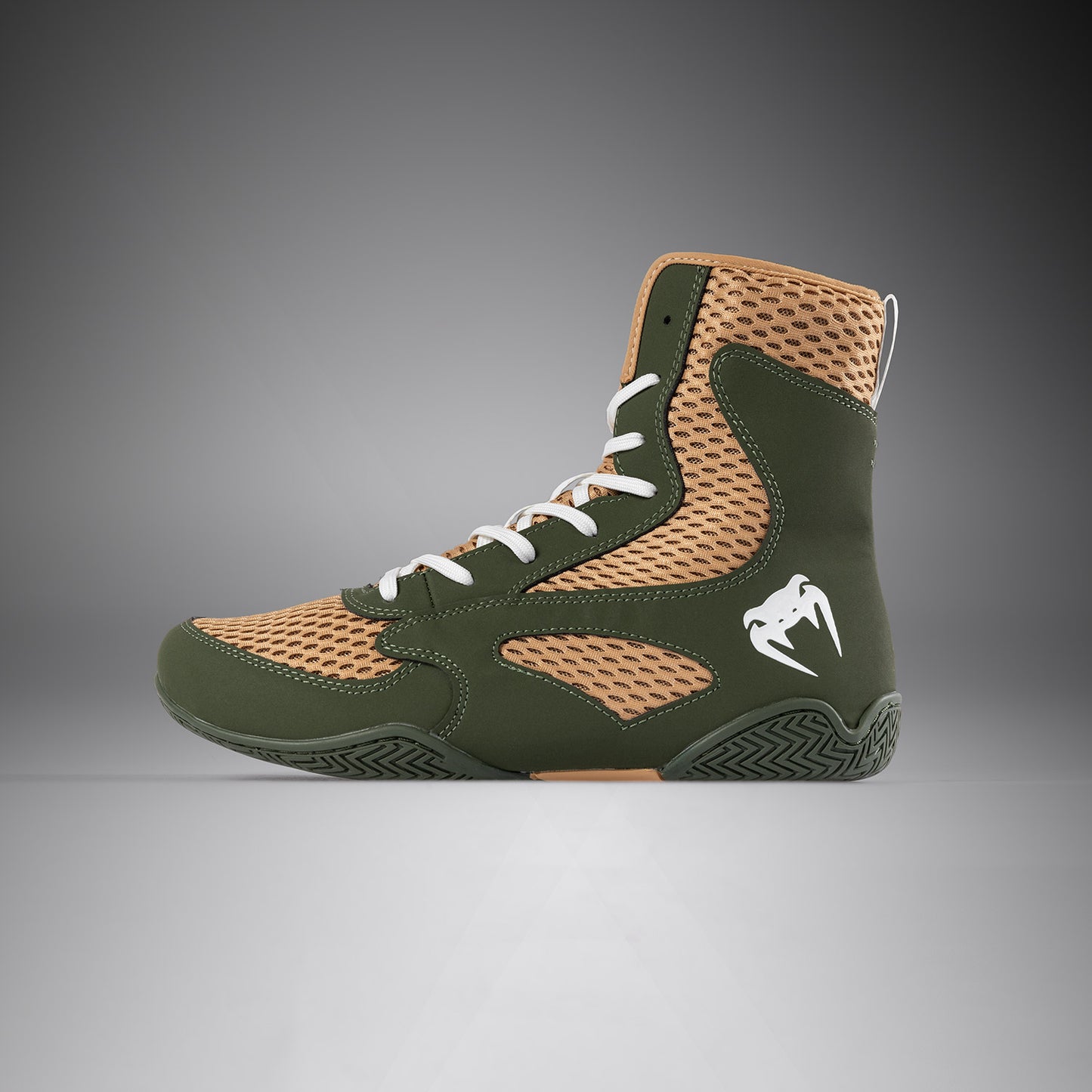 Venum Contender Boksschoenen - Militair Groen/Zand