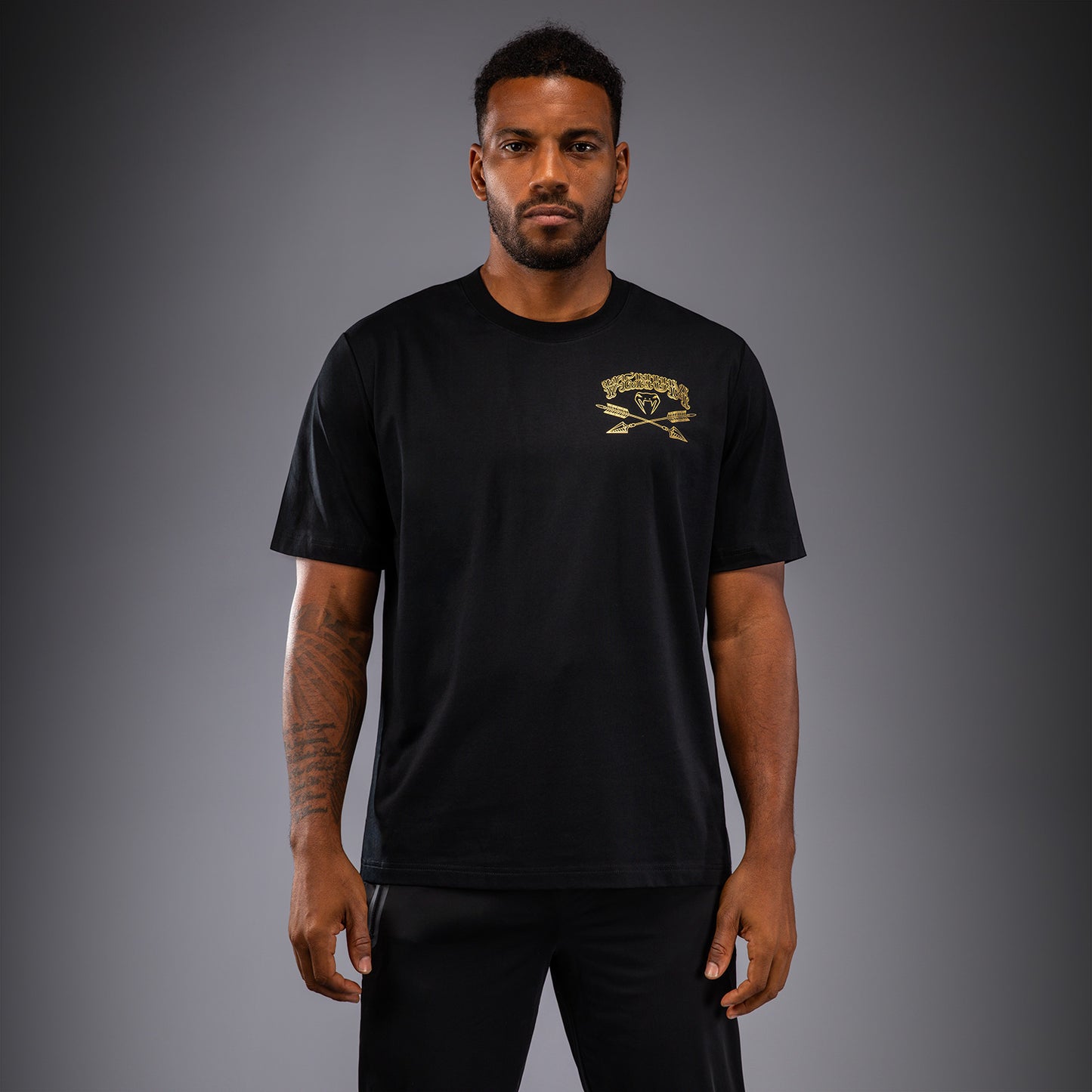Venum Wolf Atak T-shirt – Zwart/Grijs