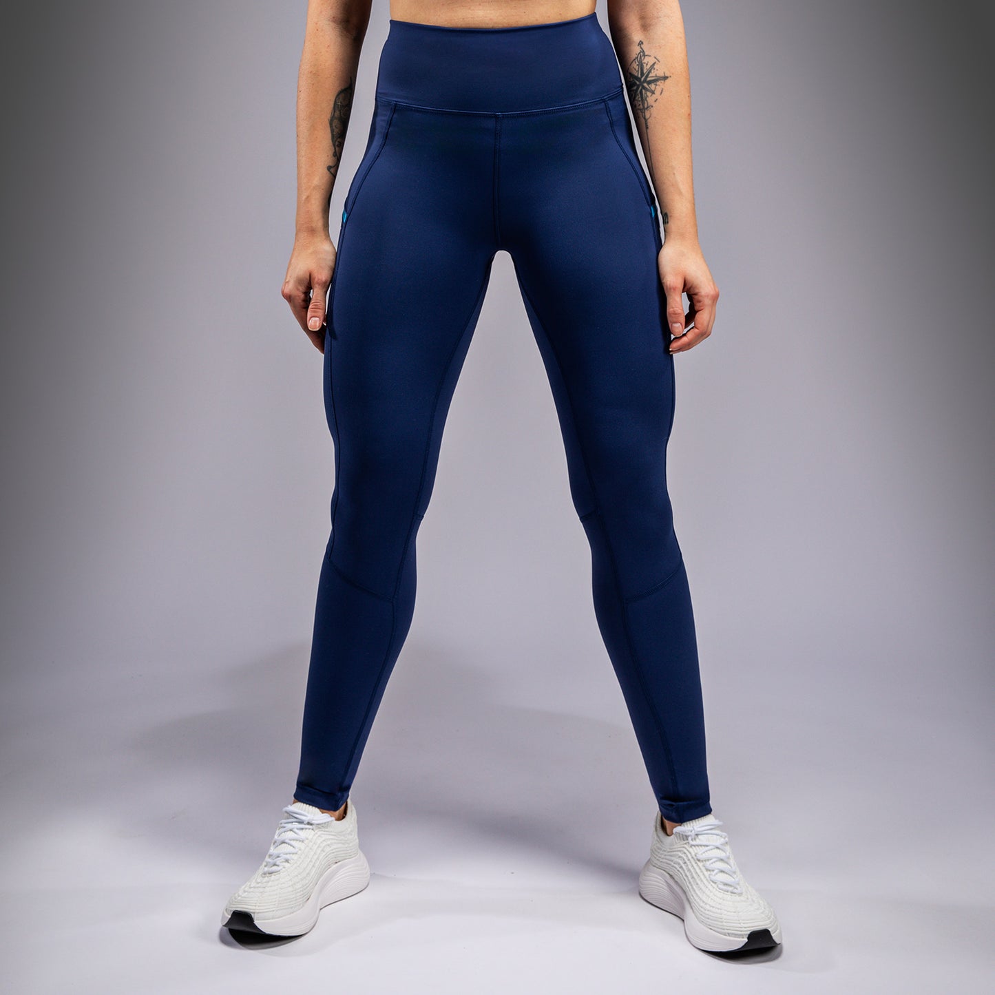 Venum x Top Rank Original Dames Volledige Lengte Leggings - Marineblauw