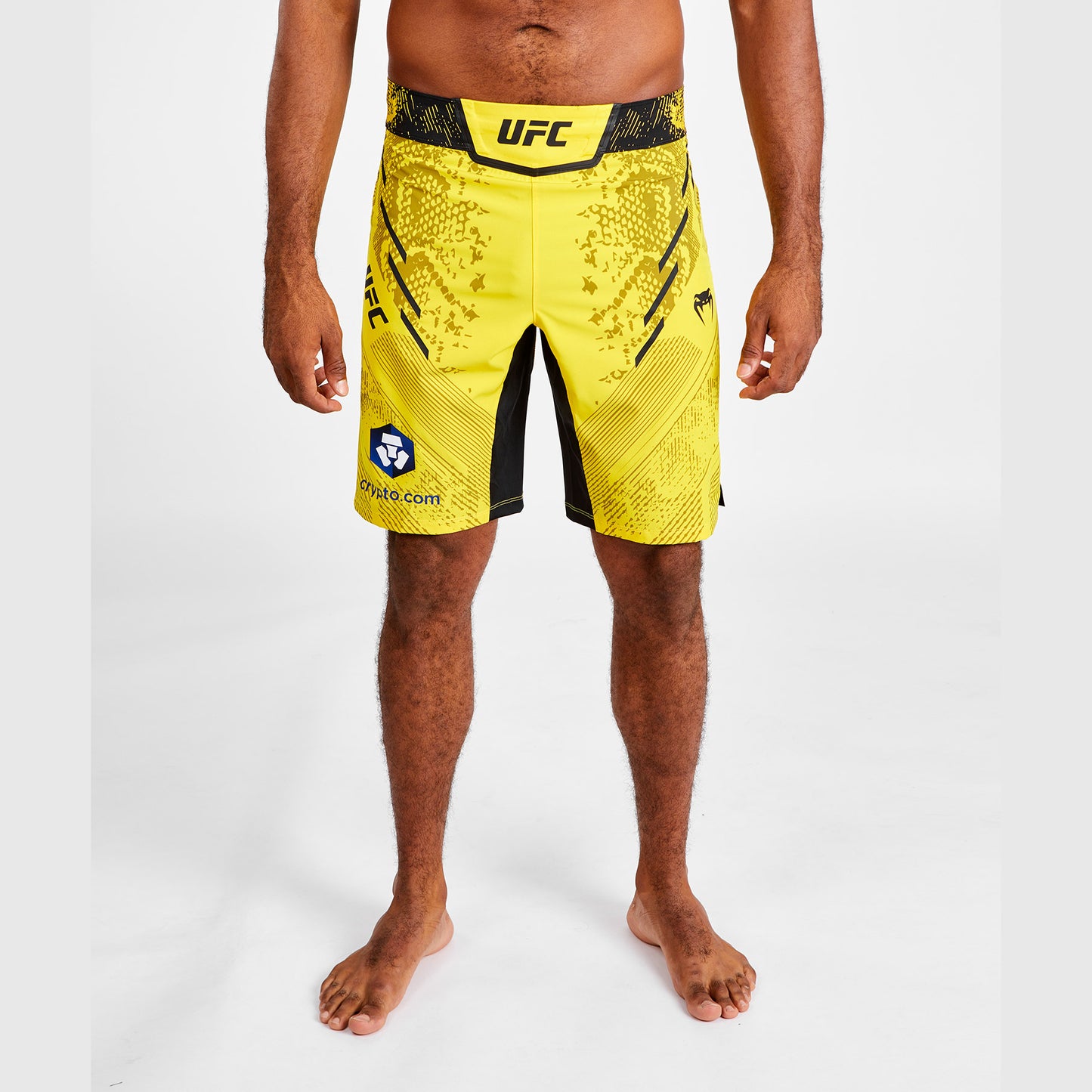 UFC Adrenaline by Venum Authentic Fight Night Heren Gevechtsshort - Lange Pasvorm - Geel