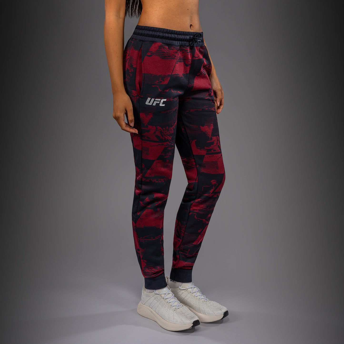 UFC Zenith by Venum Authentic Fight Week Broek Dames - Marineblauw/Bordeauxrood/Zilver