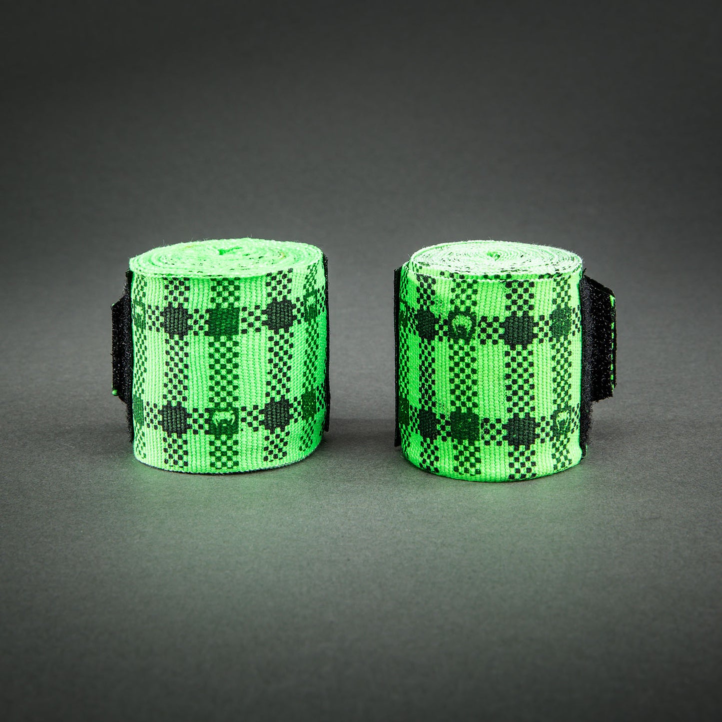 Venum Kontact Evo Tartan Boksbandages - Neon Groen