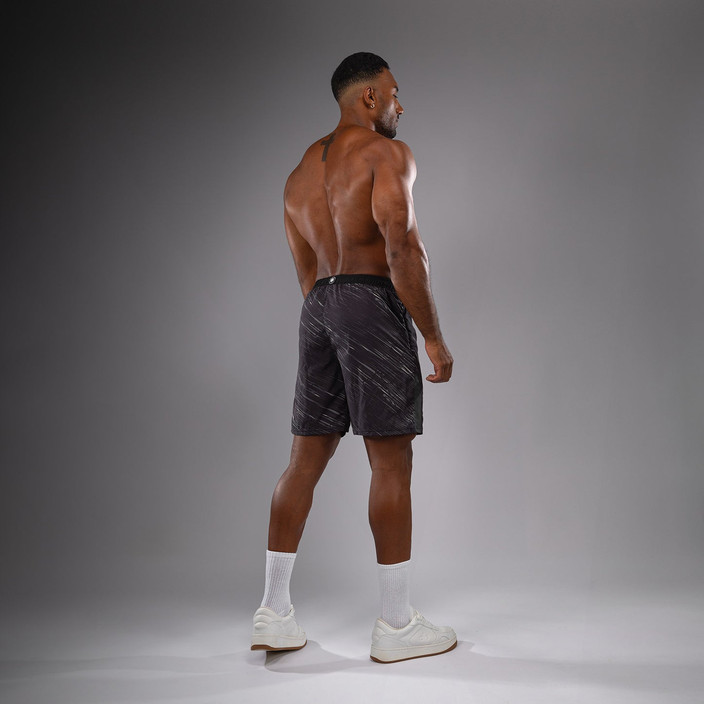 Venum Rapid Trainingsshorts - Zwart/Stormgrijs