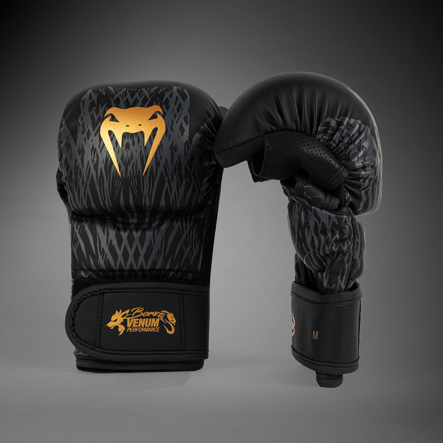 Venum x Chimaev Sparring Handschoenen - Zwart/Goud