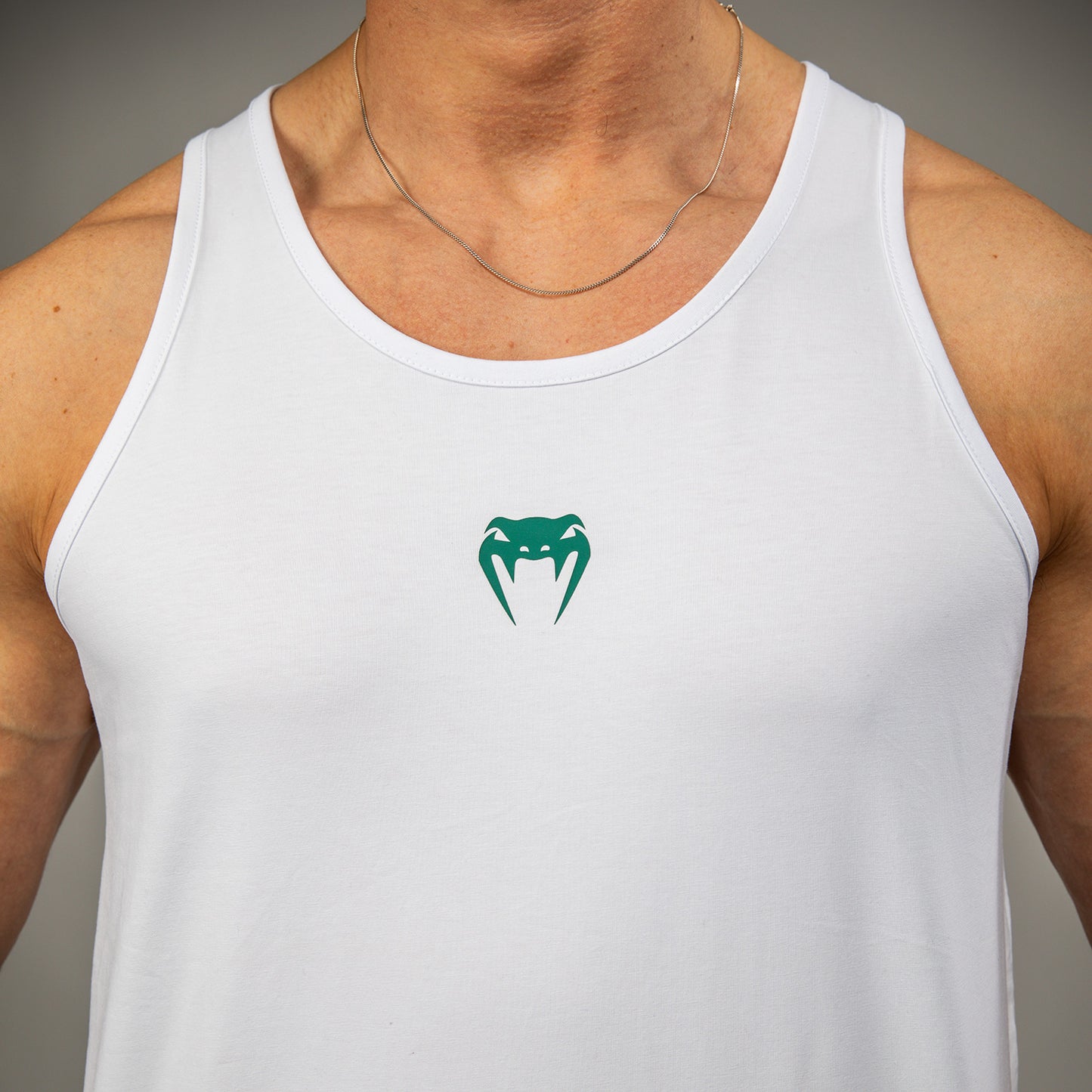 Venum Echo Tank Top - Wit/Emerald Groen