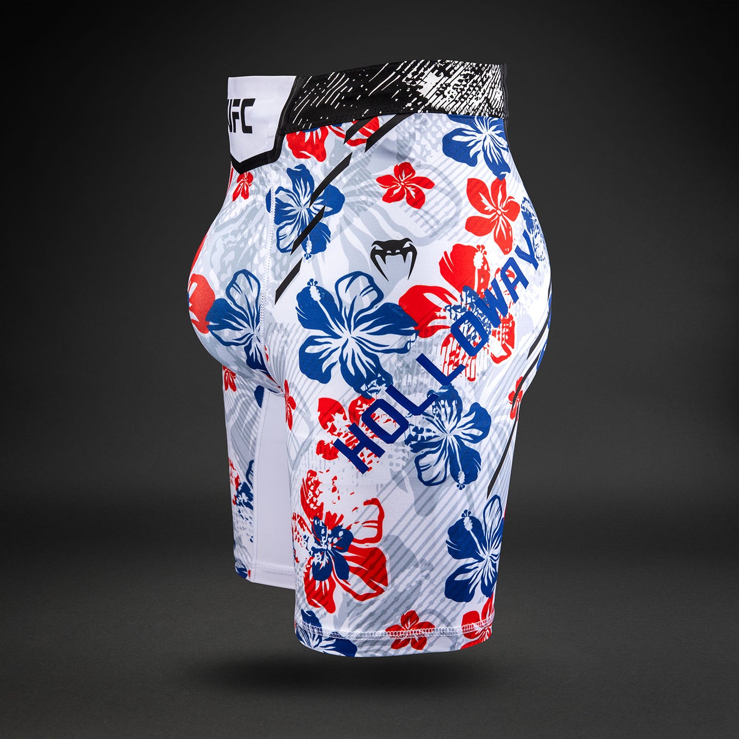 UFC Unrivaled by Venum Max Holloway Mannen Vale Tudo Short - Wit