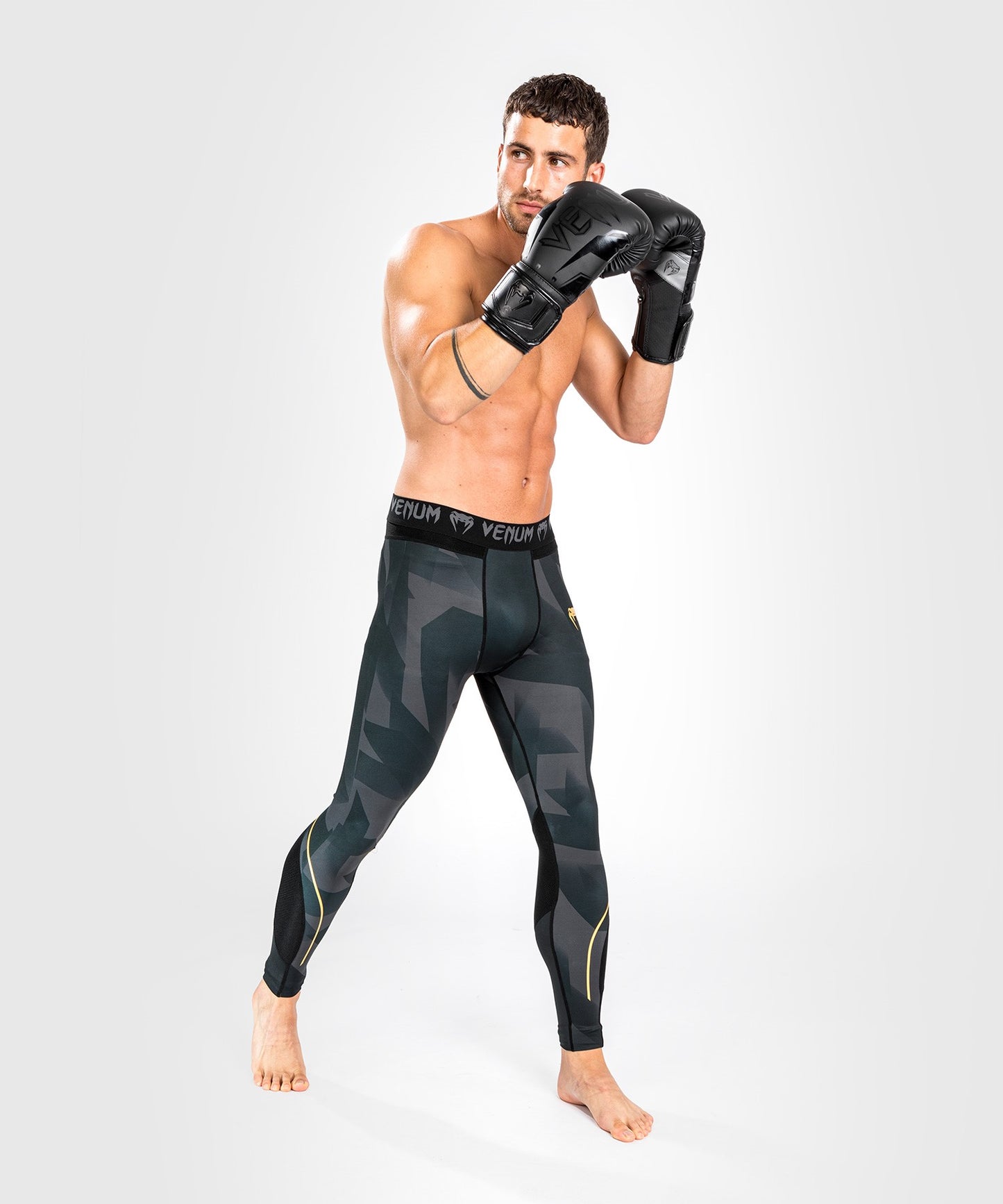 Venum Razor Compressiebroek - Zwart/Goud