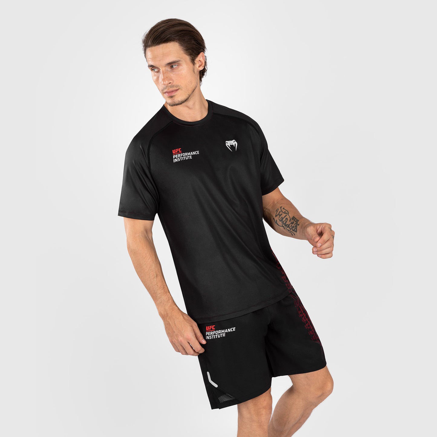 UFC Venum Performance Institute 2.0 Heren Dry-Tech Shirt - Zwart/Rood