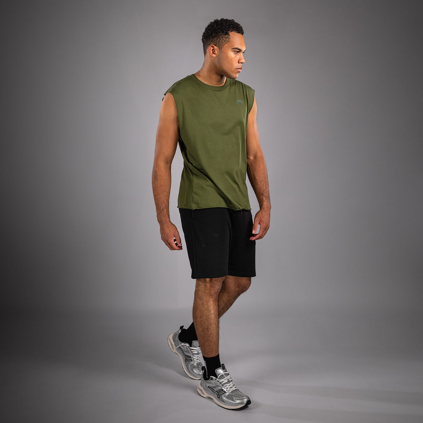 Venum Divide Mouwloos T-shirt - Militair Groen