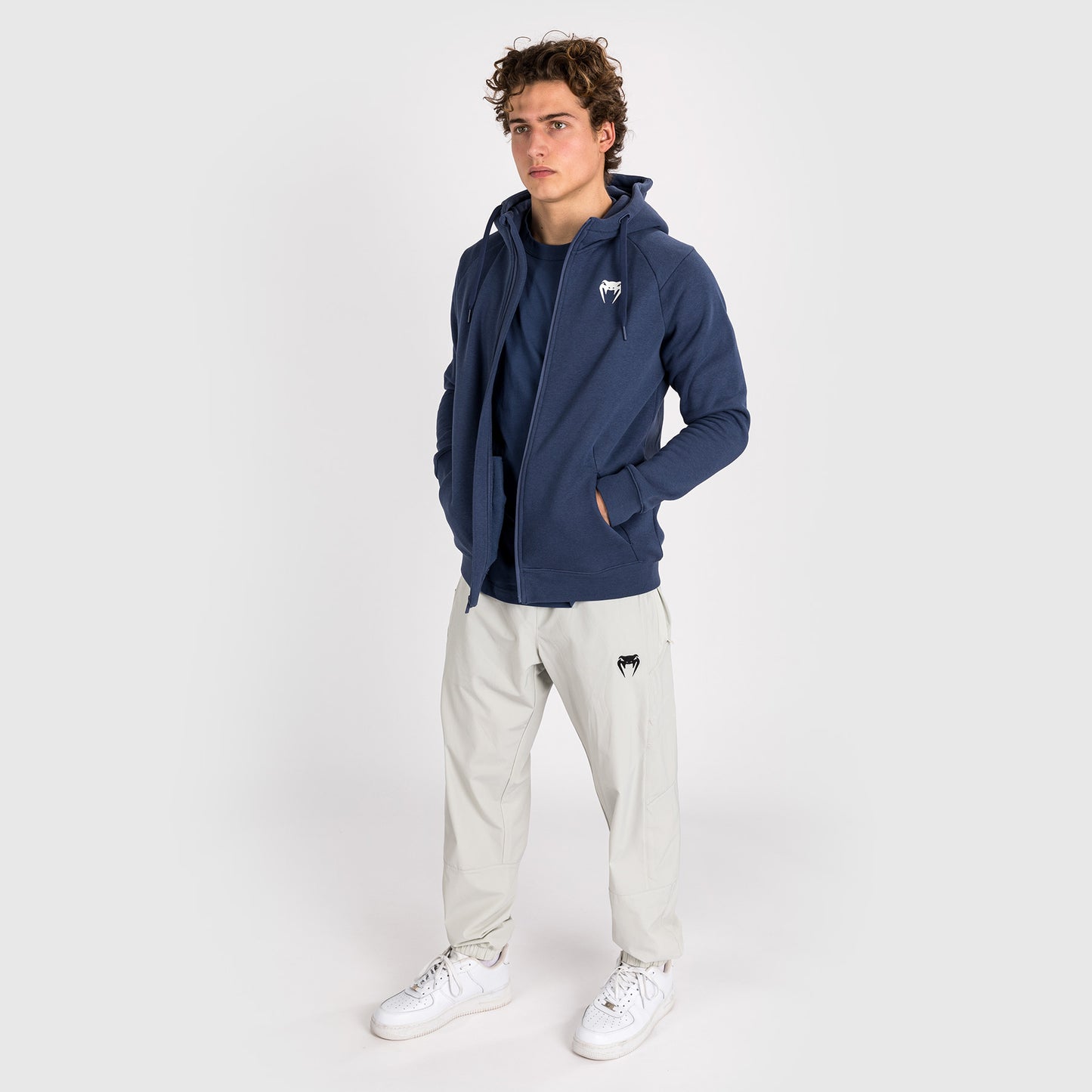 Venum Strikeland  Hoodie met volledige rits - Marineblauw