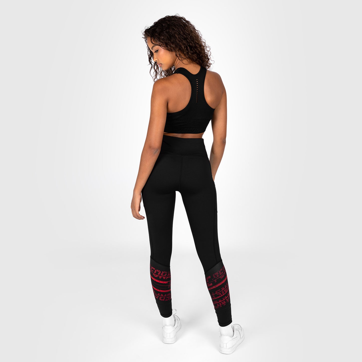 UFC Venum Performance Institute 2.0 Performance Tight voor Dames - Zwart/Rood