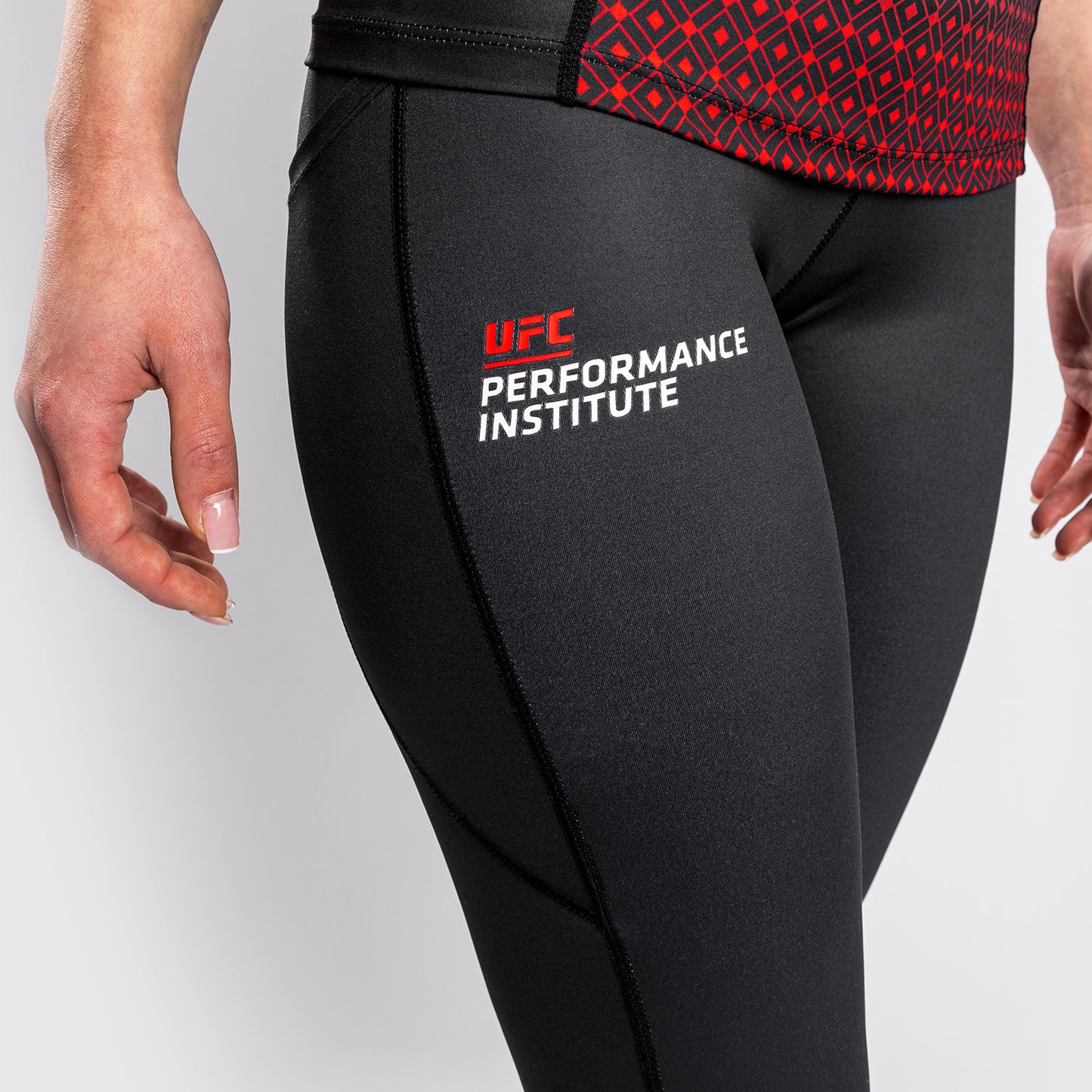 Venum UFC Performance Institute Legging - Zwart/Rood