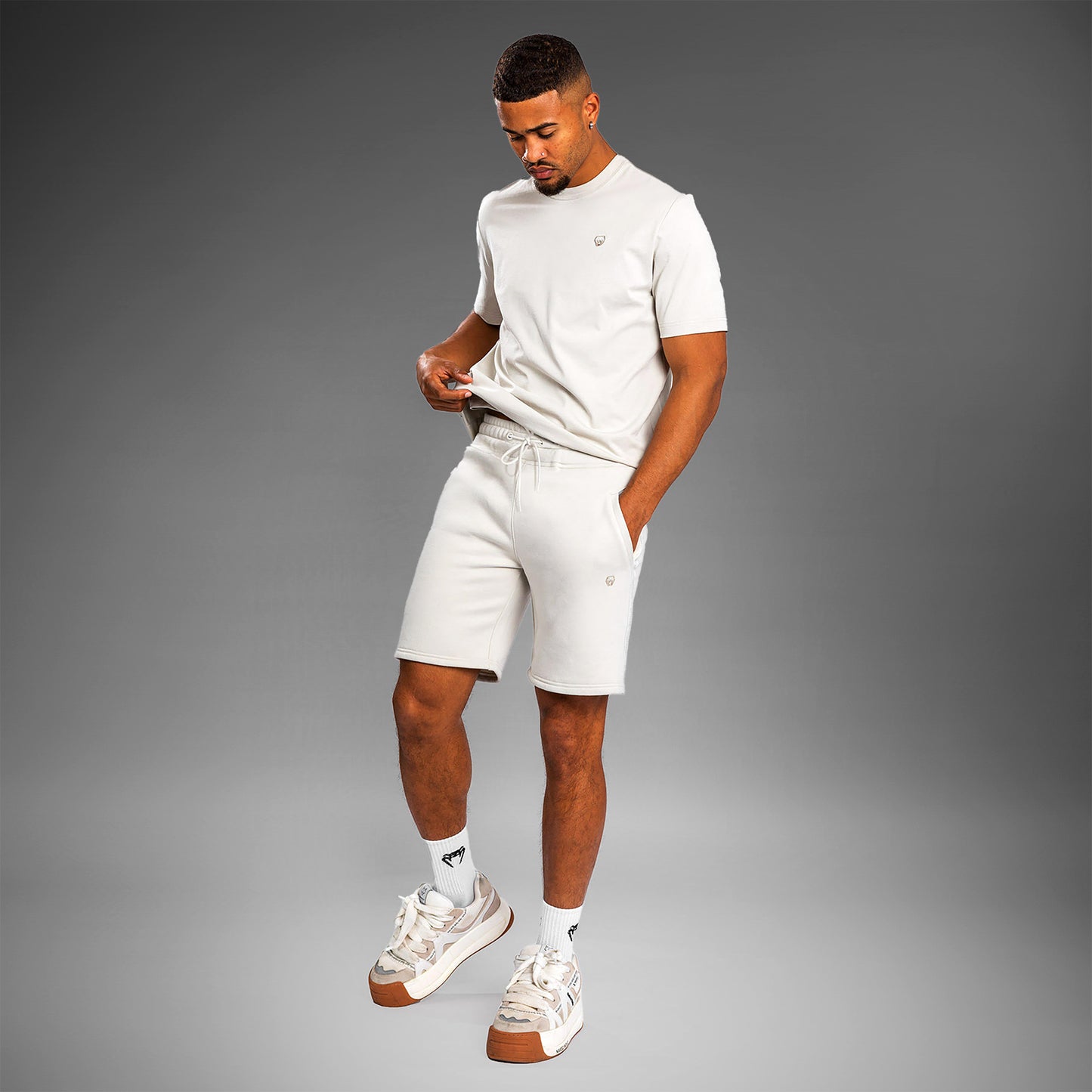 Venum Silent Power katoenen short - Beige
