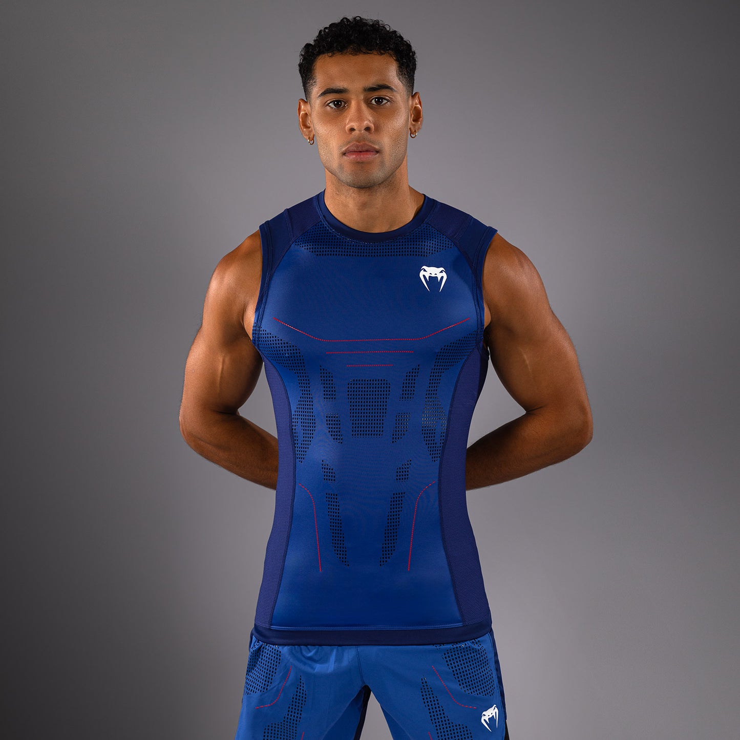 Venum Technical 3.0 Mouwloos Rashguard - Nachtblauw