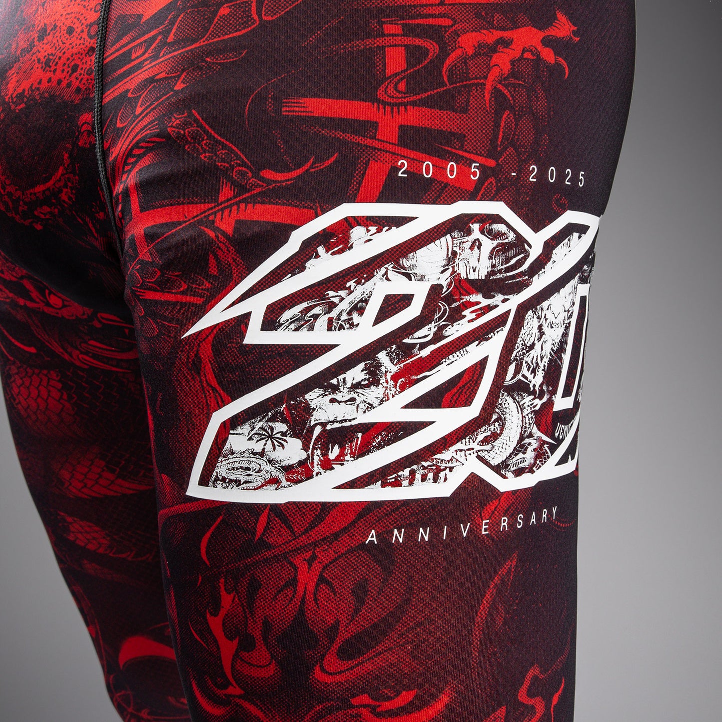 Venum 20th Anniversary Spats - Zwart/Rood