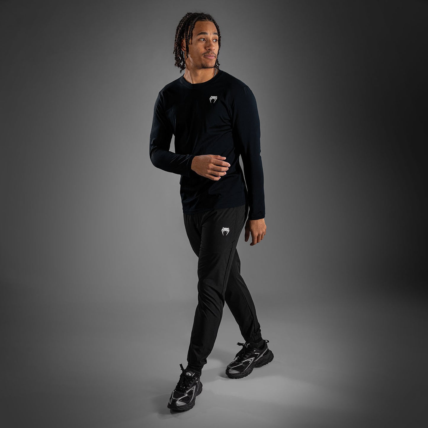 Venum Lineup T-shirt met lange mouwen - Zwart/Wit