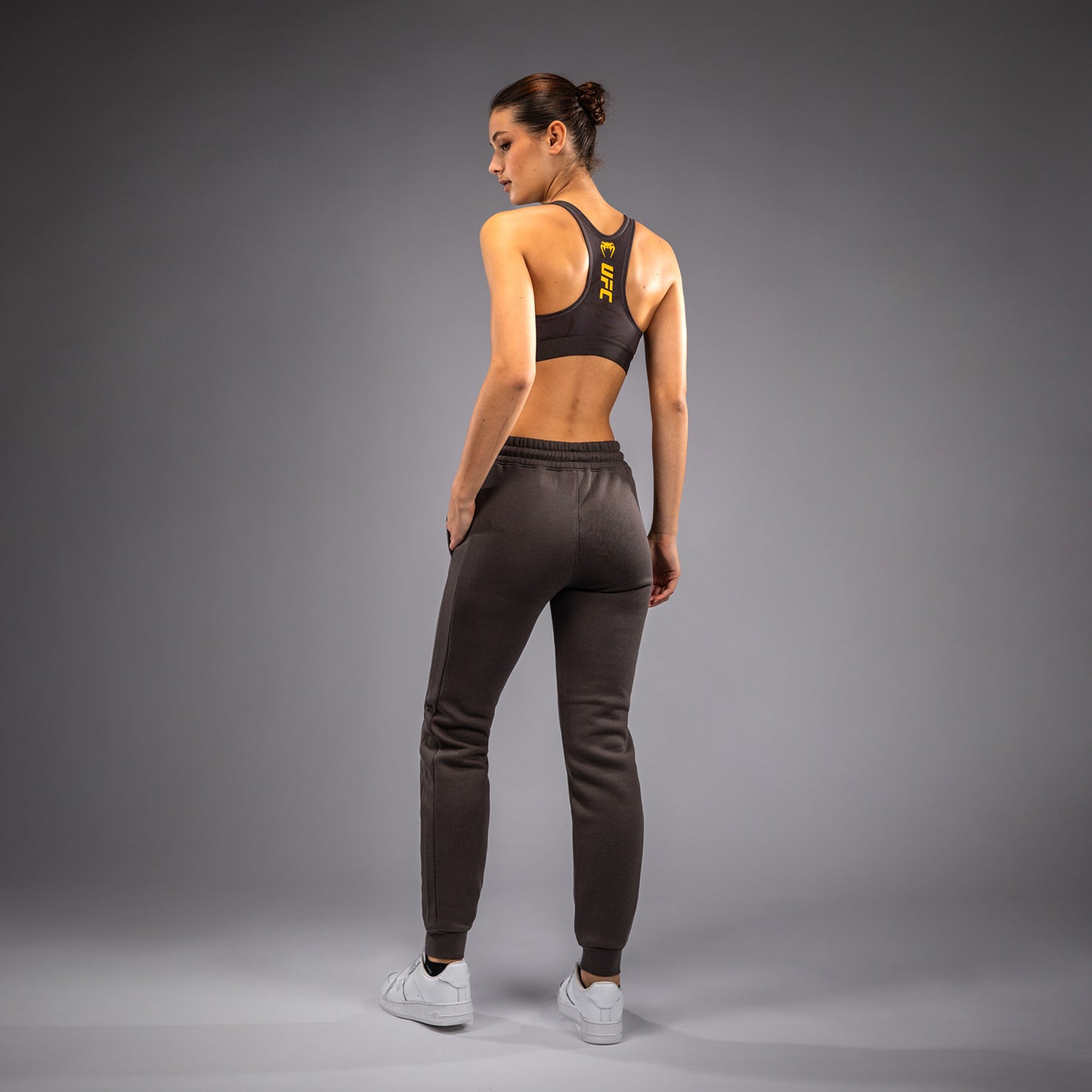 UFC Fusion by Venum Fight Week Katoenen Broek voor Dames - Solid Earthen Brown