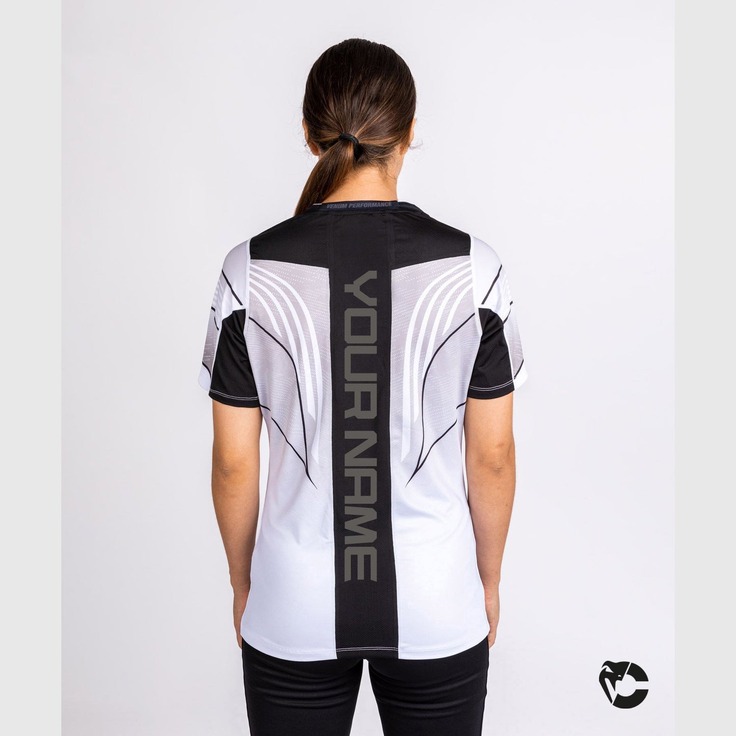 UFC Venum Gepersonaliseerde Authentic Fight Night 2.0 Dames Walkout Jersey - Wit