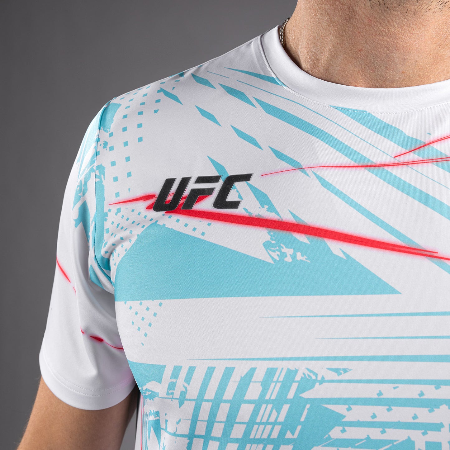 UFC Fusion By Venum Miami Edition Fight Week Heren Dry-Tech T-shirt - Wit