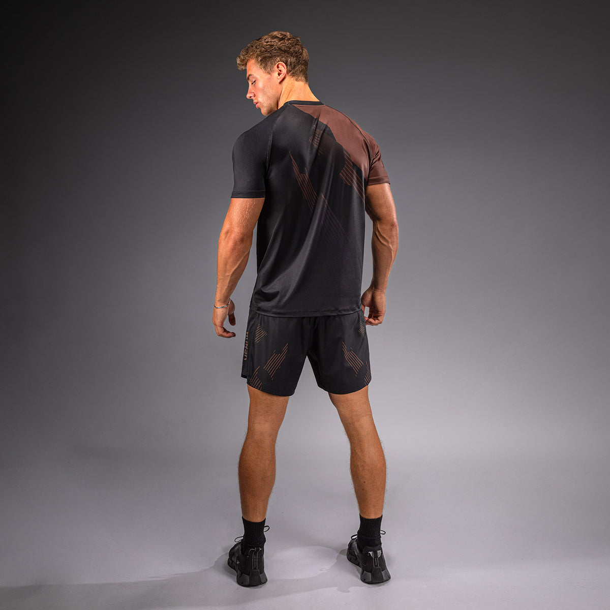 Venum No-Gi 6.0 Dry Tech T-shirt - Zwart/Bruin