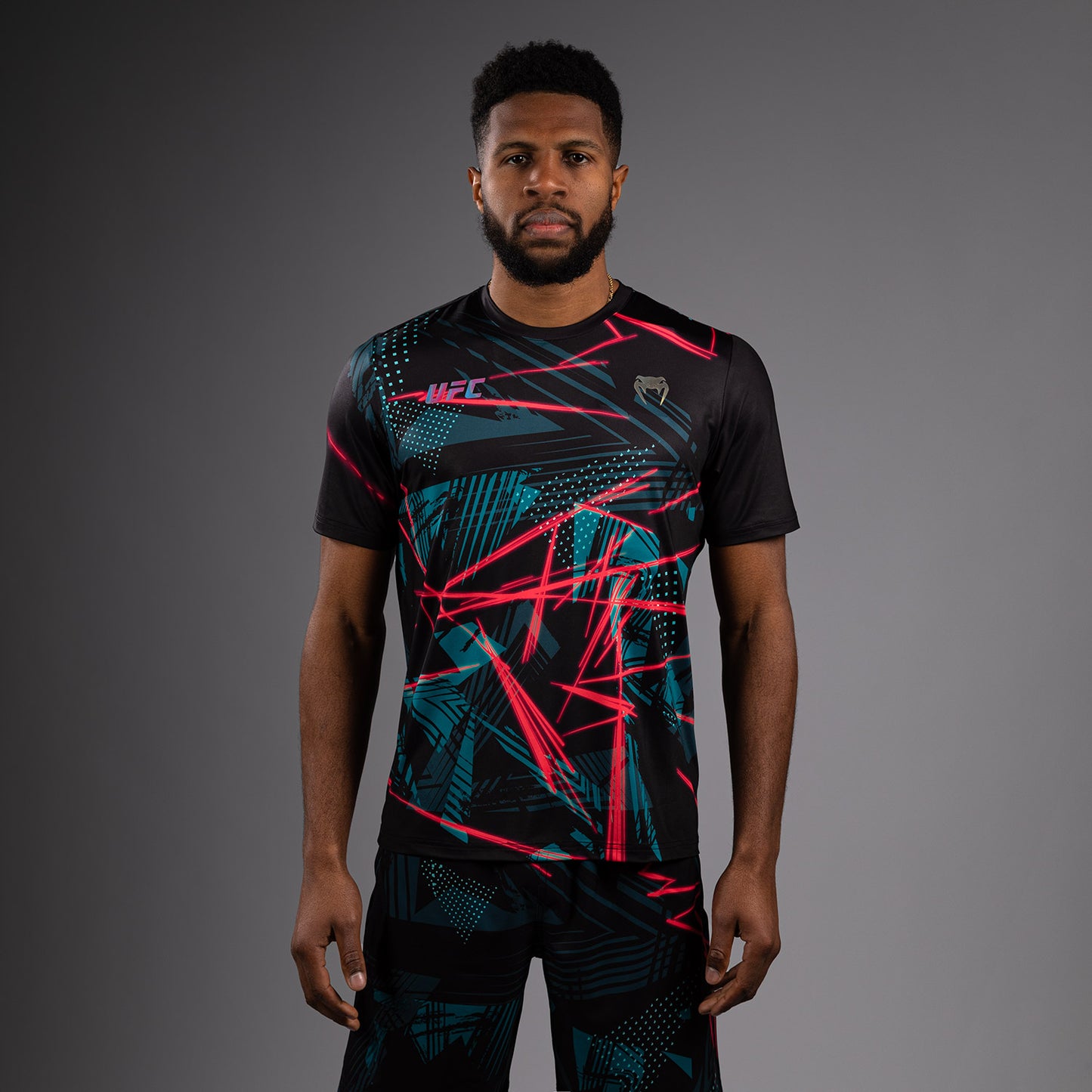UFC Fusion By Venum Miami Edition Fight Week Heren Dry-Tech T-shirt - Zwart