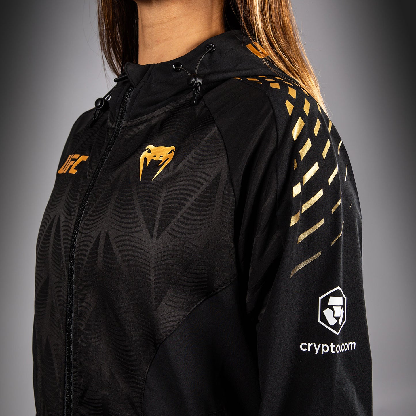 UFC Zenith by Venum Authentic Fight Night Walkout Hoodie Dames Personalized - Champion