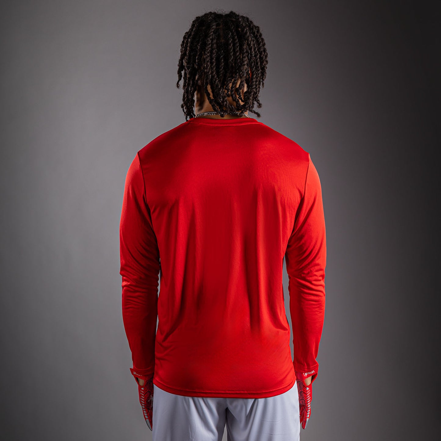 Venum Lineup Performance T-shirt met lange mouwen - Rood/Wit