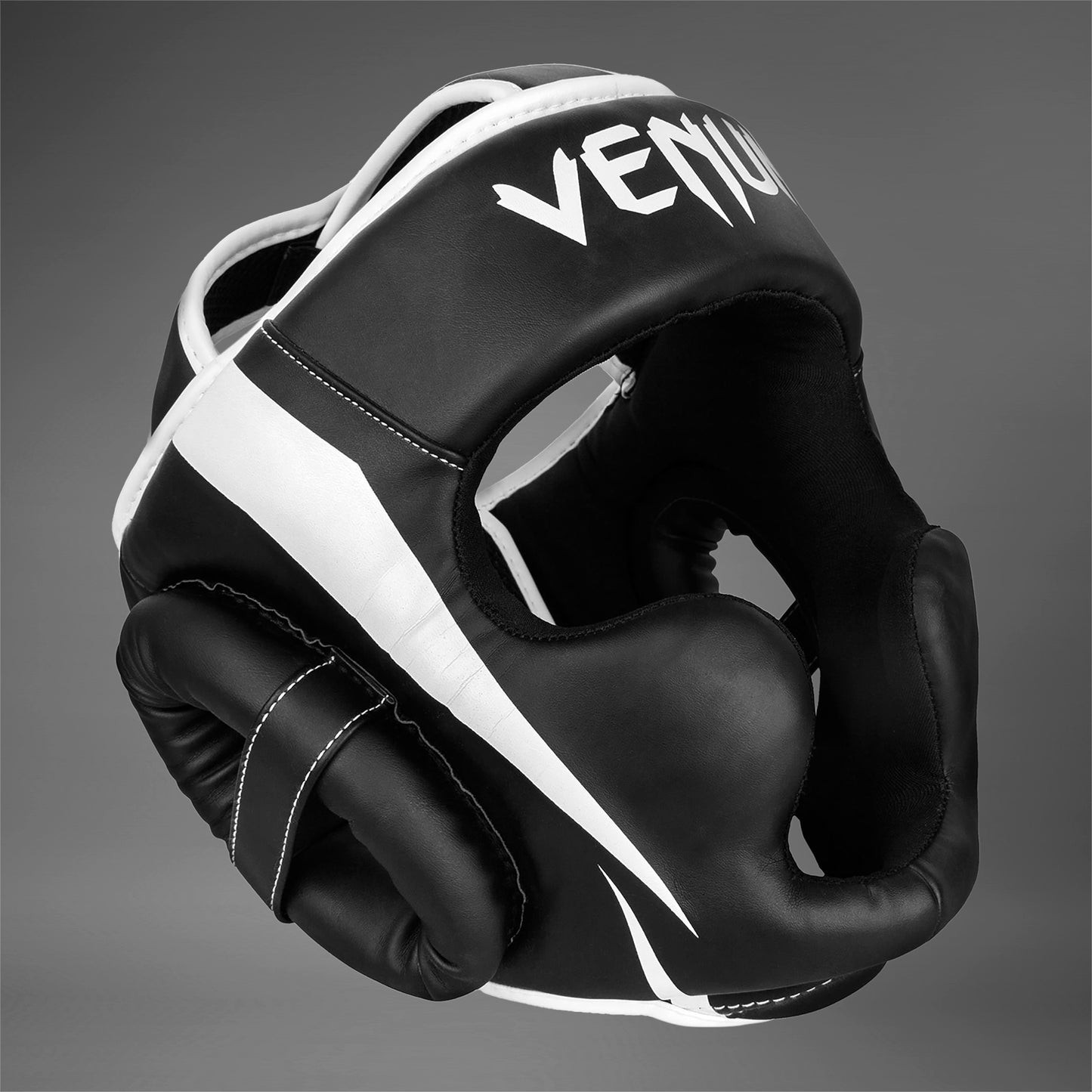 Venum Elite hoofdbeschermer - Zwart/Wit