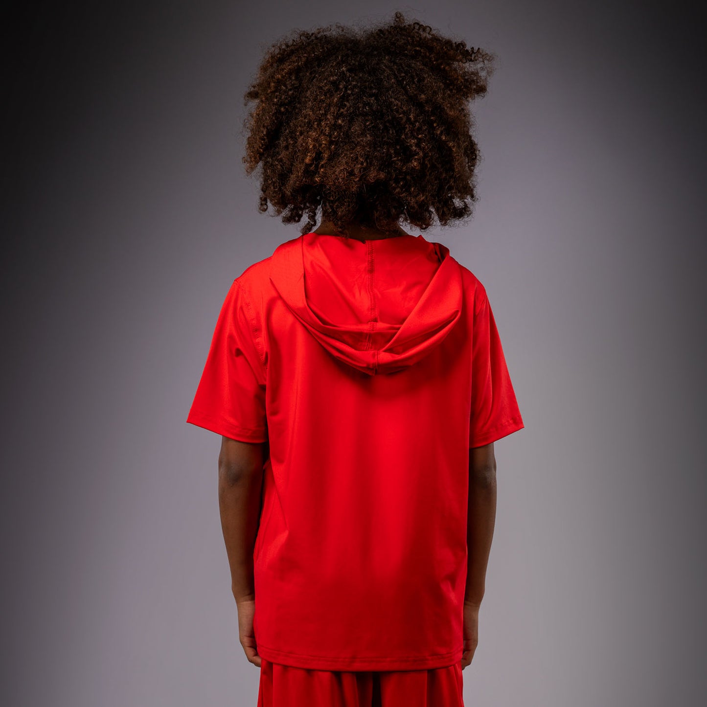 Venum Elite Dry-Tech Hoodie met korte mouwen voor kinderen - Rood