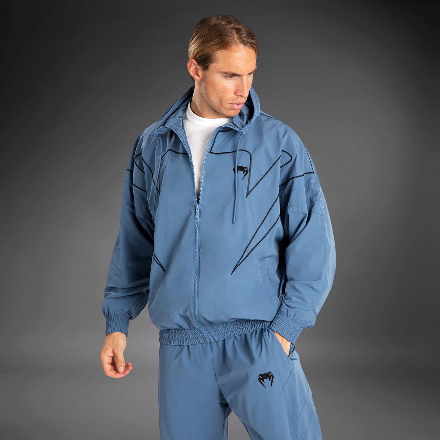 Venum Attack 90 Trainingspak Jas - Blauw/Zwart