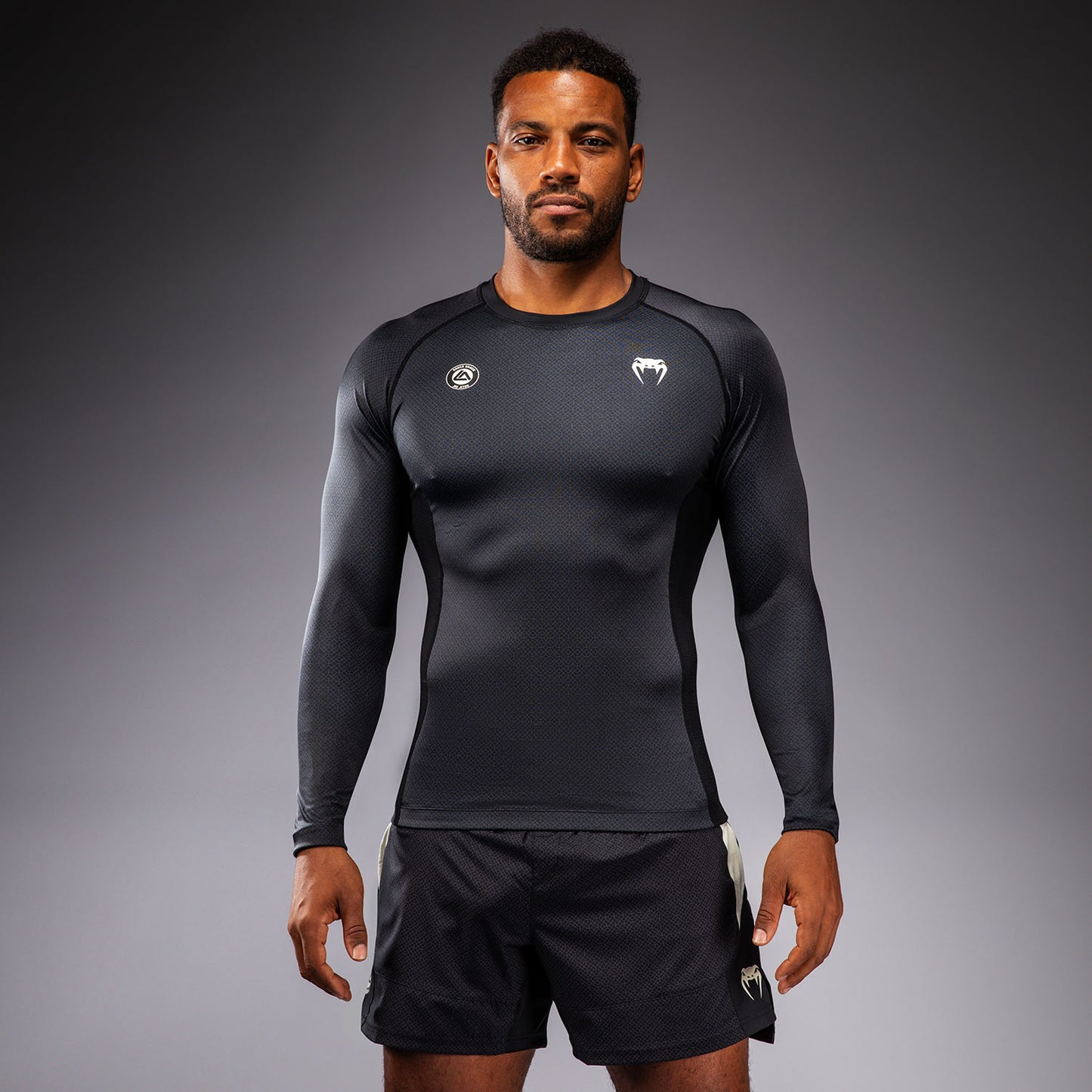 Venum x Roger Gracie Academy Rashguard met Lange Mouwen - Zwart