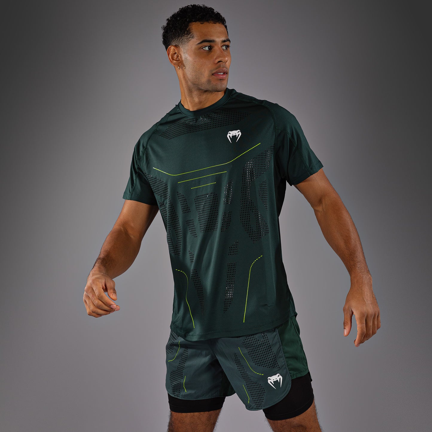 Venum Technical 3.0 Dry-Tech T-Shirt - Bosgroen